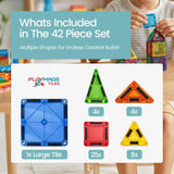 Playmags - Playmags 42 Piece Mini Tiles