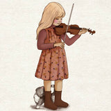 Belle & Boo Ltd - Violin Postcard