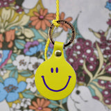 Ark Colour Design - Feeling Lush Smilie Face Key Fob: Pale Pink