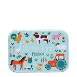 Rex - Children's plasters in a tin (30 pcs) - Farmyard