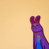 Ark Colour Design - Bunny Bookmark: Pale Pink