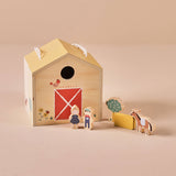 Just Bee Kids - Just Bee Kids Wooden Farm House with Characters FSC®