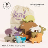 Le Toy Van - Woodland Stacking Forest Animals & Bag