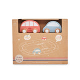 Just Bee Kids - Just Bee Kids Wooden Road Track with Vehicle Toys