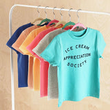 Ice Cream Appreciation Society - Kid's T-shirt - Deep Teal