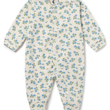 Sleepy Doe - BABY SLEEPSUIT | BLUE TEA FLORAL