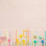 Meri Meri - Rainbow Star Candles