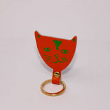 Ark Colour Design - Cat Head Key Fob: Red