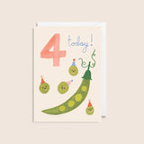 Holsen Studio - Mini Birthday Card | 4th Birthday