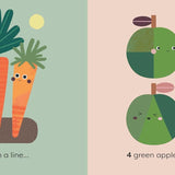 Bookspeed - MINI TOUCH: FRUIT AND VEG (TOUCH AND FEEL) (BOARD)