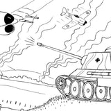 Bookspeed - WORLD WAR TWO PLANES COLOURING BOOK (IMPERIAL WAR MUS)