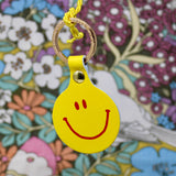 Ark Colour Design - Feeling Lush Smilie Face Key Fob: Pale Pink