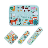 Rex - Children's plasters in a tin (30 pcs) - Farmyard
