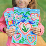 Eeboo - Hearts & Birds 12 Fluorescent Pencils