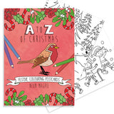 Neon Magpie - Christmas Colouring In Postcard Set
