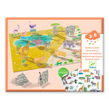 Djeco - Lift-up stickers - Animals