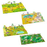 Djeco - Lift-up stickers - Animals