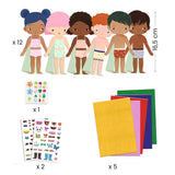 Djeco - Soft dress-up - Felt Collage Activity