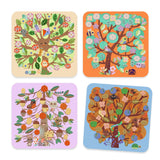 Djeco - Through The Seasons - Felt Collage Activity