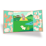 Djeco - Thick and repositionable stickers - Farm animals