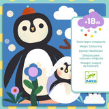 Djeco - Magic colouring. Peekaboo! Baby animals around the world