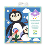 Djeco - Magic colouring. Peekaboo! Baby animals around the world