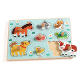 Djeco - Large Buttons Puzzle - Dog N Co