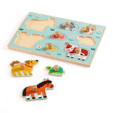 Djeco - Large Buttons Puzzle - Dog N Co
