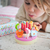 Djeco - Happy Birthday Wooden Cake
