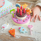 Djeco - Happy Birthday Wooden Cake