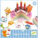 Djeco - Happy Birthday Wooden Cake