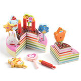 Djeco - Happy Birthday Wooden Cake