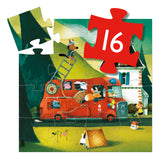 Djeco - Puzzle - The Fire Truck