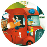 Djeco - Puzzle - The Fire Truck
