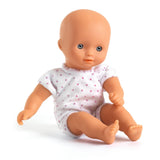 Djeco - Mini Barbara Doll and Moses Basket