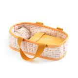 Djeco - Mini Sasha Doll and Moses Basket