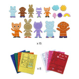 Djeco - DIY Funky Family Magnets