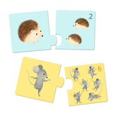 Djeco - Puzzle Duo - Baby Animals