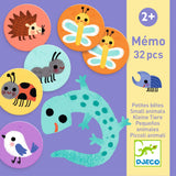 Djeco - Memo, Loto, Domino - Memo Small Animals