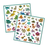 Djeco - Paper Stickers -Dinosaurs