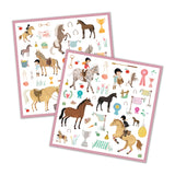Djeco - Paper Stickers - Horses