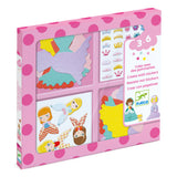 Djeco - Create with Stickers - I Love Princesses