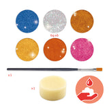 Djeco - Maquillage - Palette 6 colours - Metallic