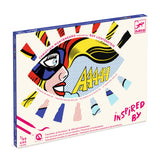 Djeco - Colouring & Transfers - Superhero