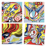 Djeco - Colouring & Transfers - Superhero