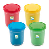 Djeco - Light Clay - 4 Pots of Dough