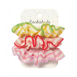 Rockahula - Candy Striped 3 Pack Scrunchies