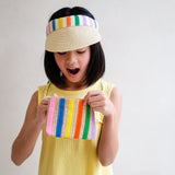 Mimi and Lula - Striped Straw Bag