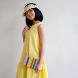 Mimi and Lula - Striped Straw Bag