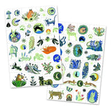 Djeco - Tattoos - Nighttime reflections - Glow in the Dark